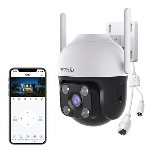 Tenda telecamera esterna - tenda,