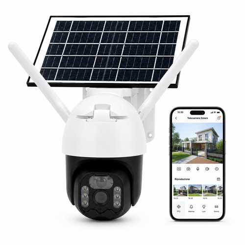 Telecamera sicurezza solare - sicurezza,